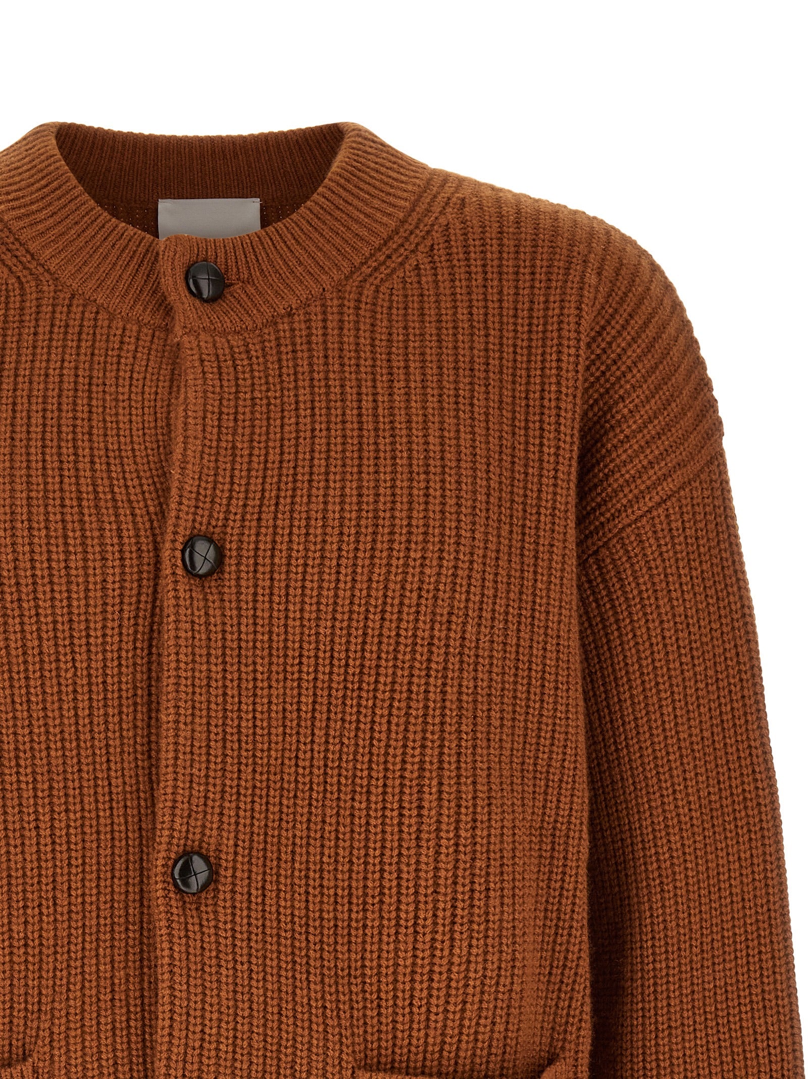 Isabel Marant Brauner Cardigan aus Merinowolle