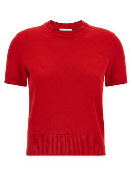Ferragamo Roter Kaschmirpullover