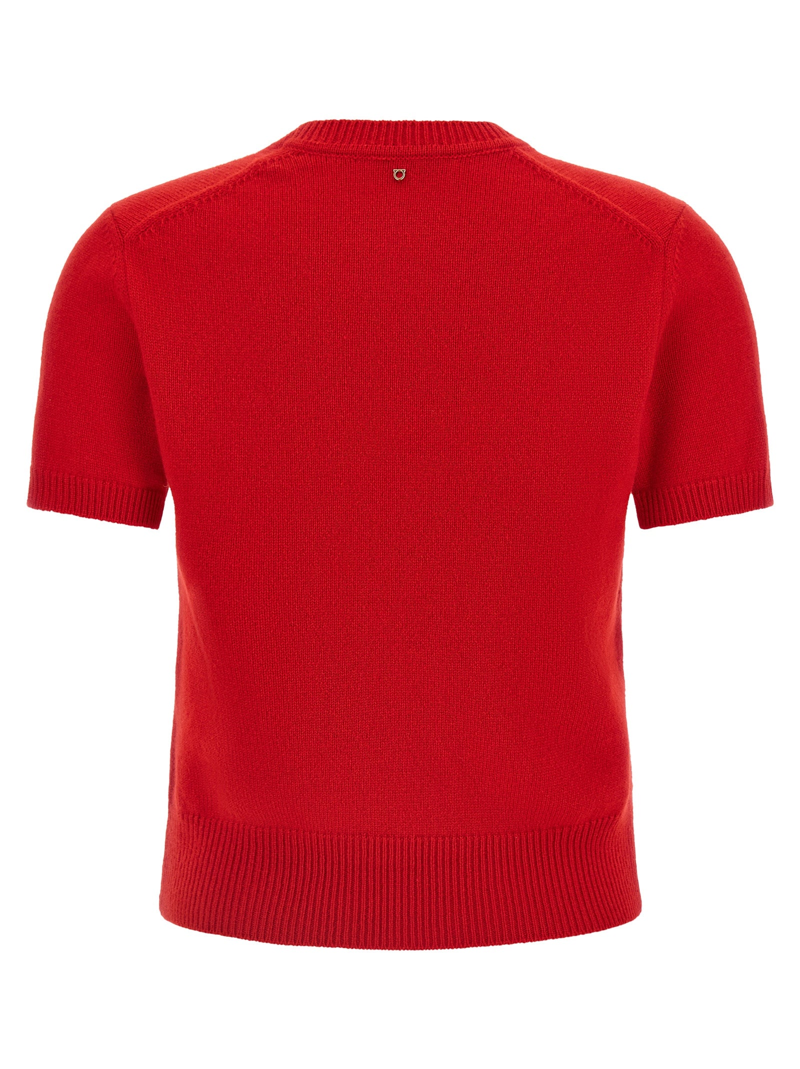 Ferragamo Roter Kaschmirpullover