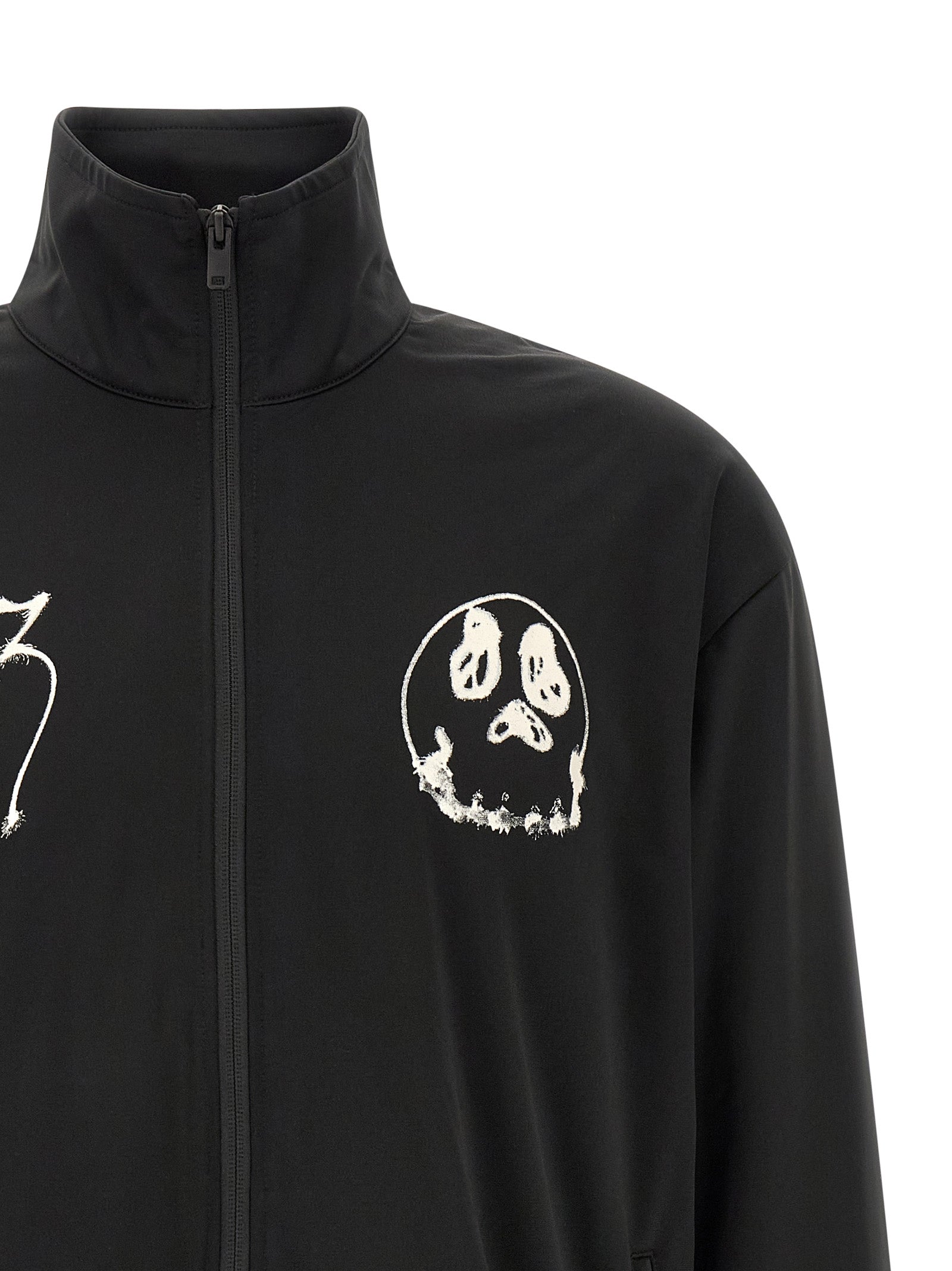 Y-3 Schwarzer Polyethylen-Pullover