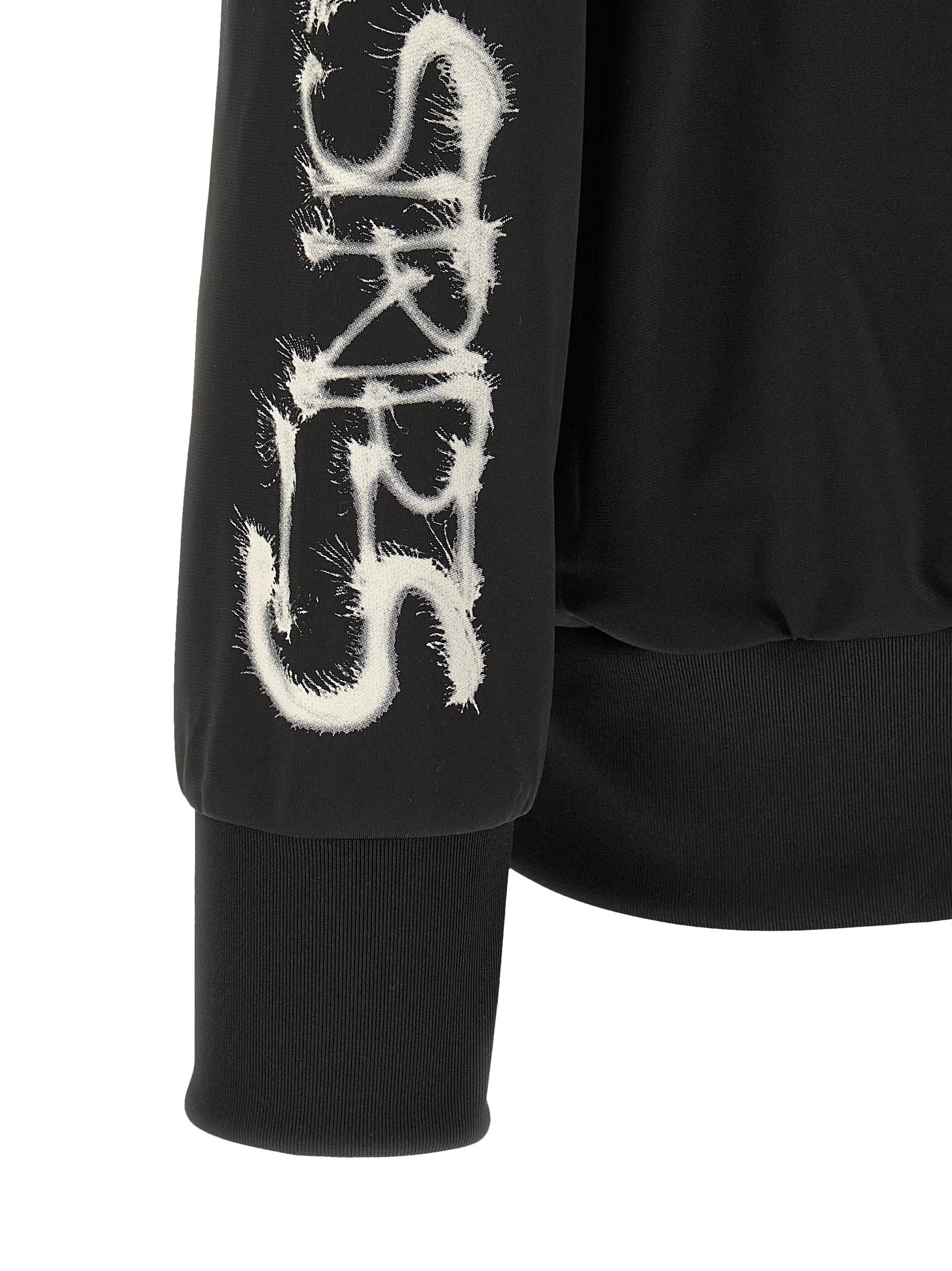 Y-3 Schwarzer Polyethylen-Pullover