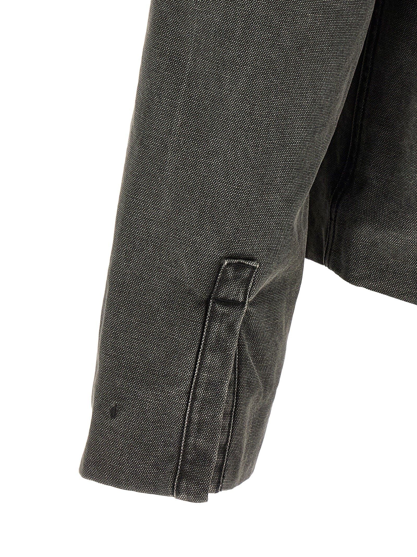 DRKSHDW Graue Baumwolljacke in voller Länge