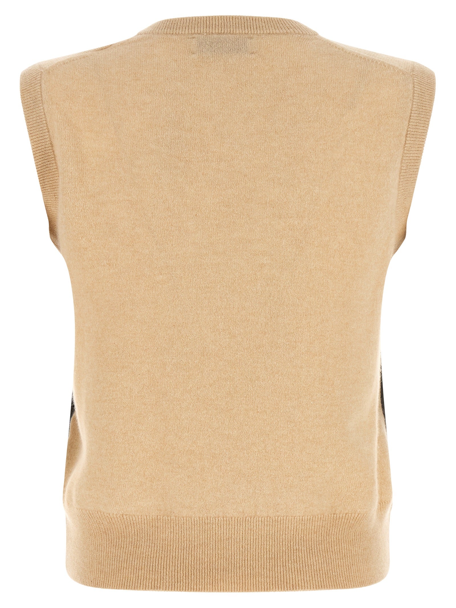 Ballantyne Beige Kaschmir-Weste