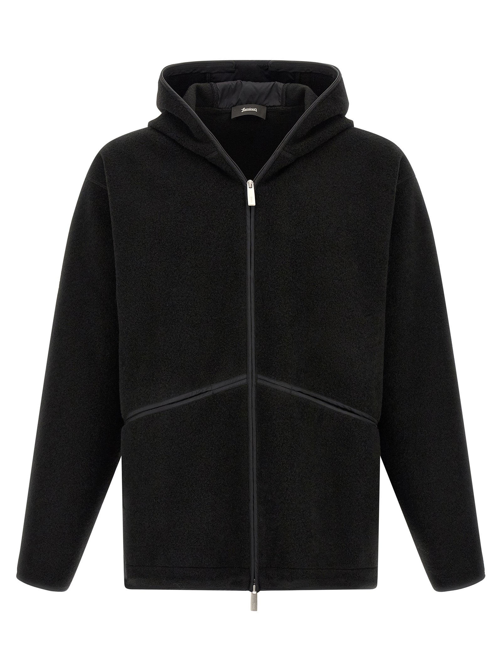 LAMINAR Schwarze Shell-Jacke aus Polyester