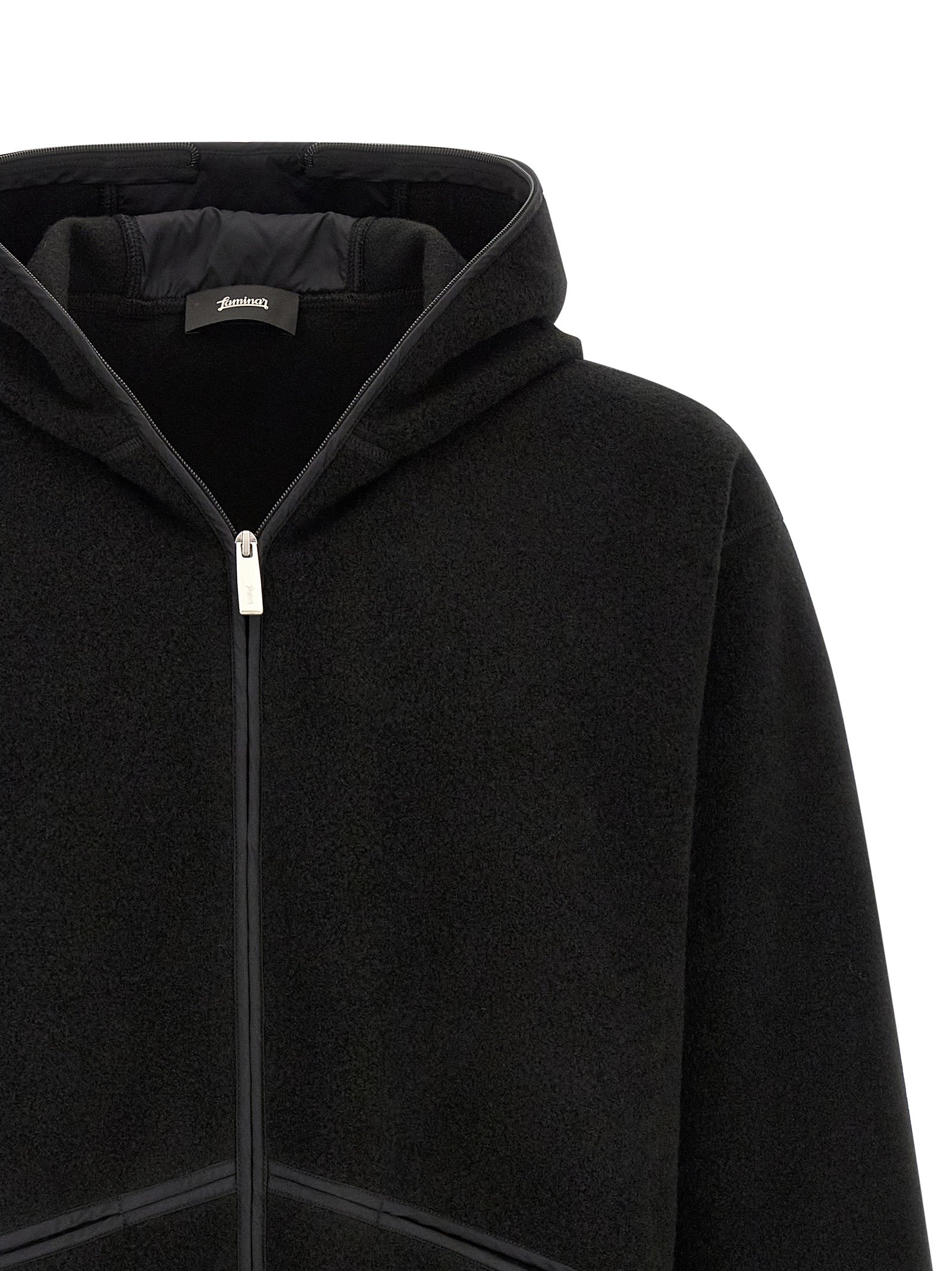 LAMINAR Schwarze Shell-Jacke aus Polyester