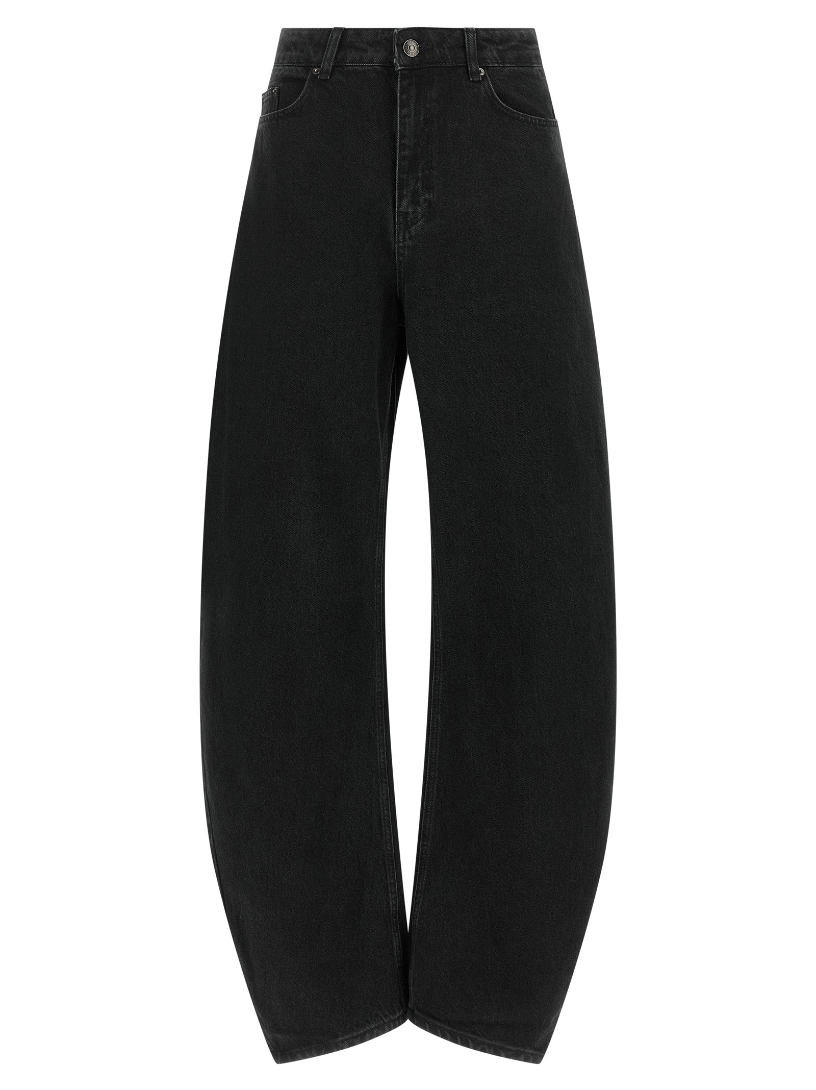 ROTATE BIRGER CHRISTENSEN Schwarze Bio-Baumwoll-Jeans Denim