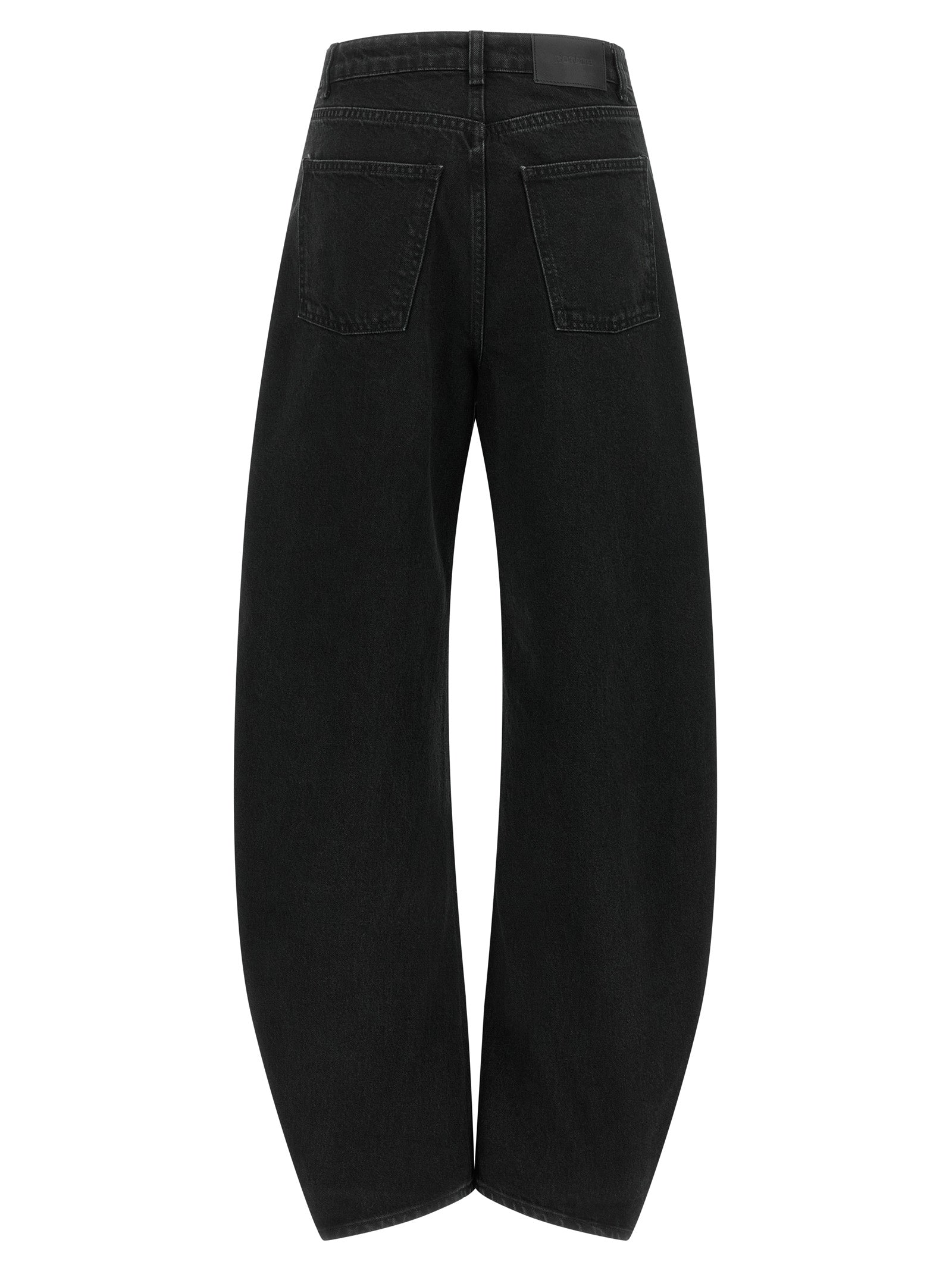 ROTATE BIRGER CHRISTENSEN Schwarze Bio-Baumwoll-Jeans Denim