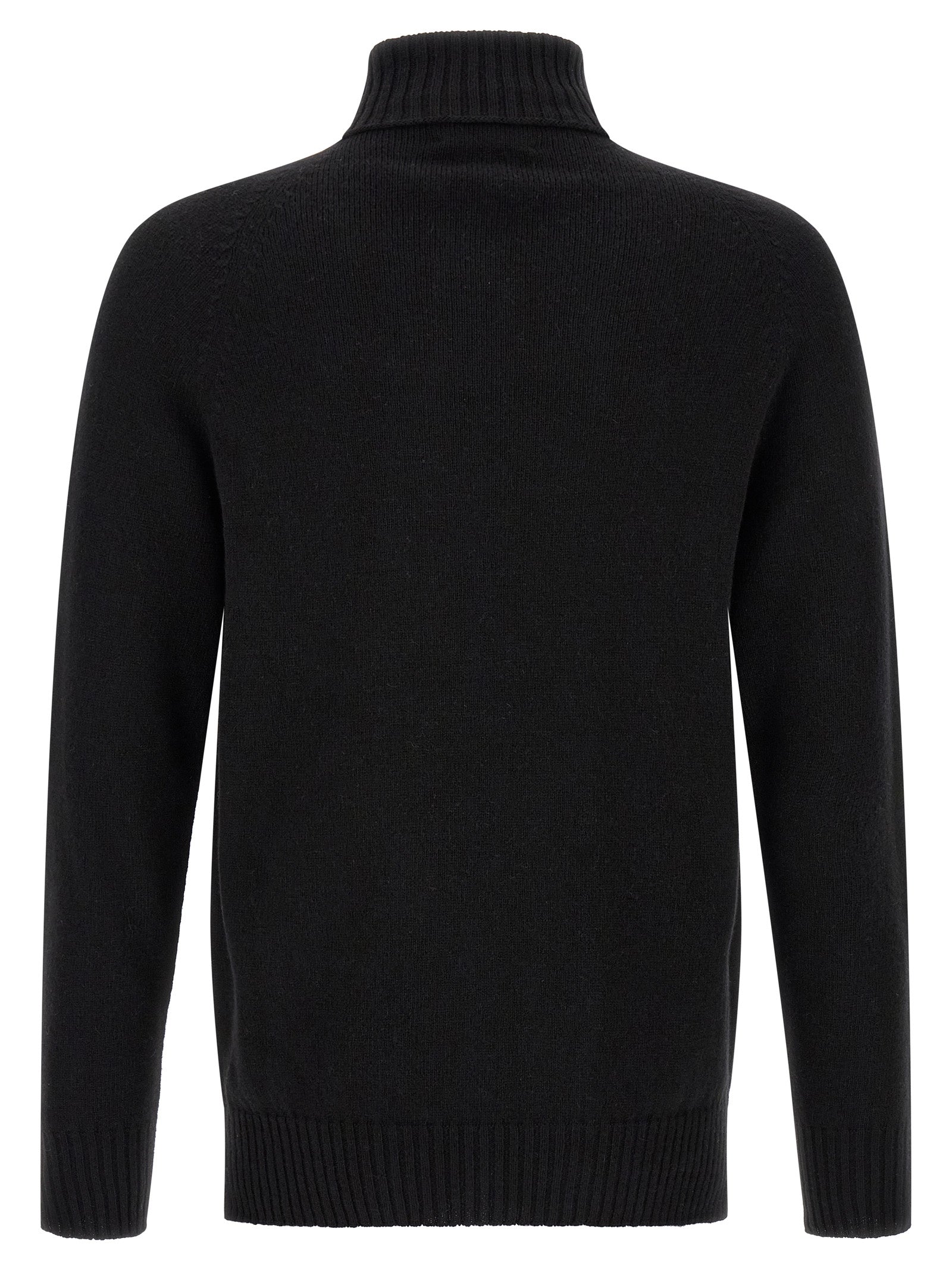 MA'RY'YA Schwarzer Kaschmir-Cardigan