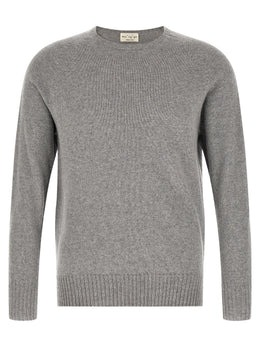 MA'RY'YA Grauer Kaschmir-Strickjacke