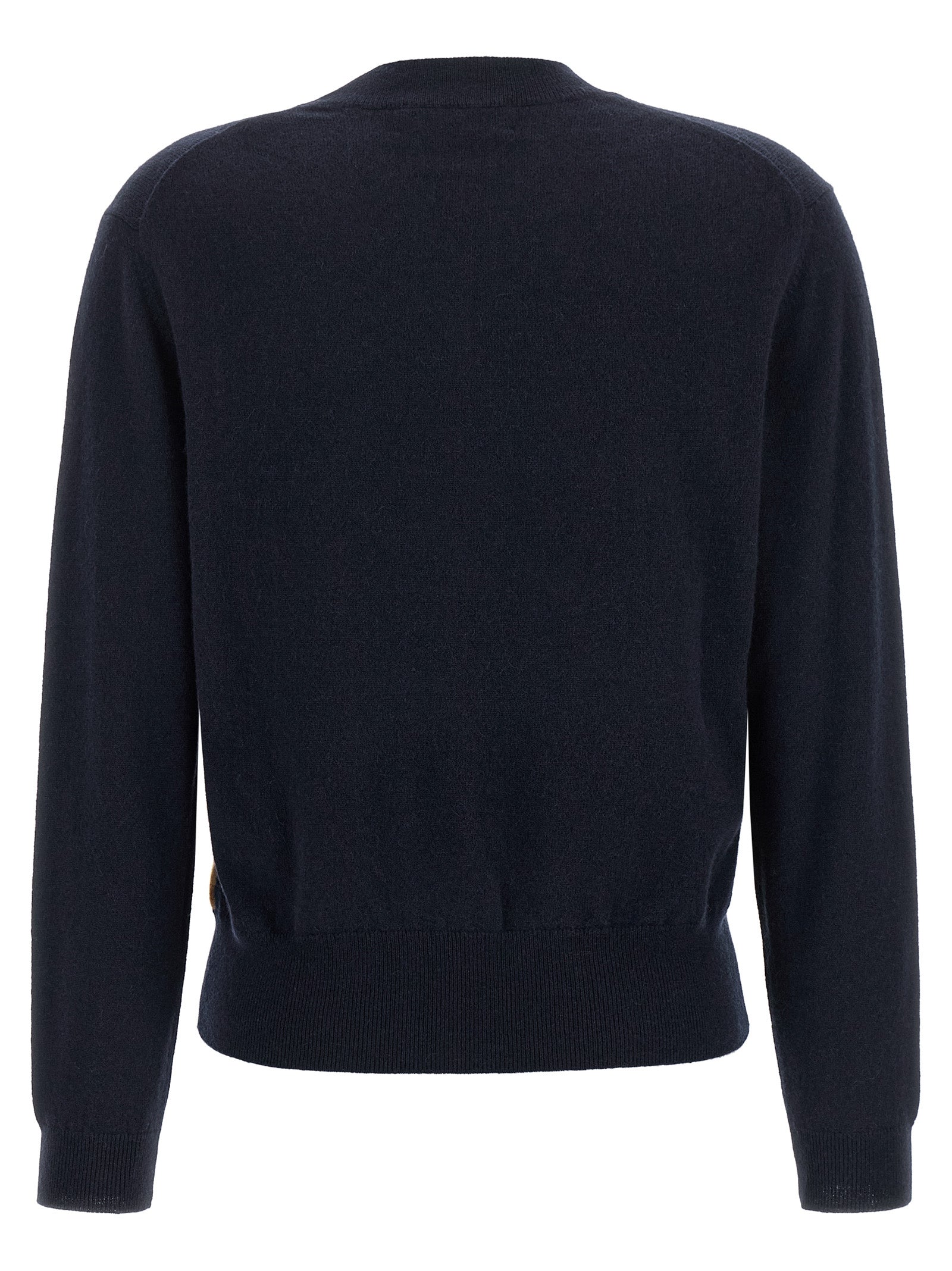 Ballantyne Blauer Kaschmir-Cardigan