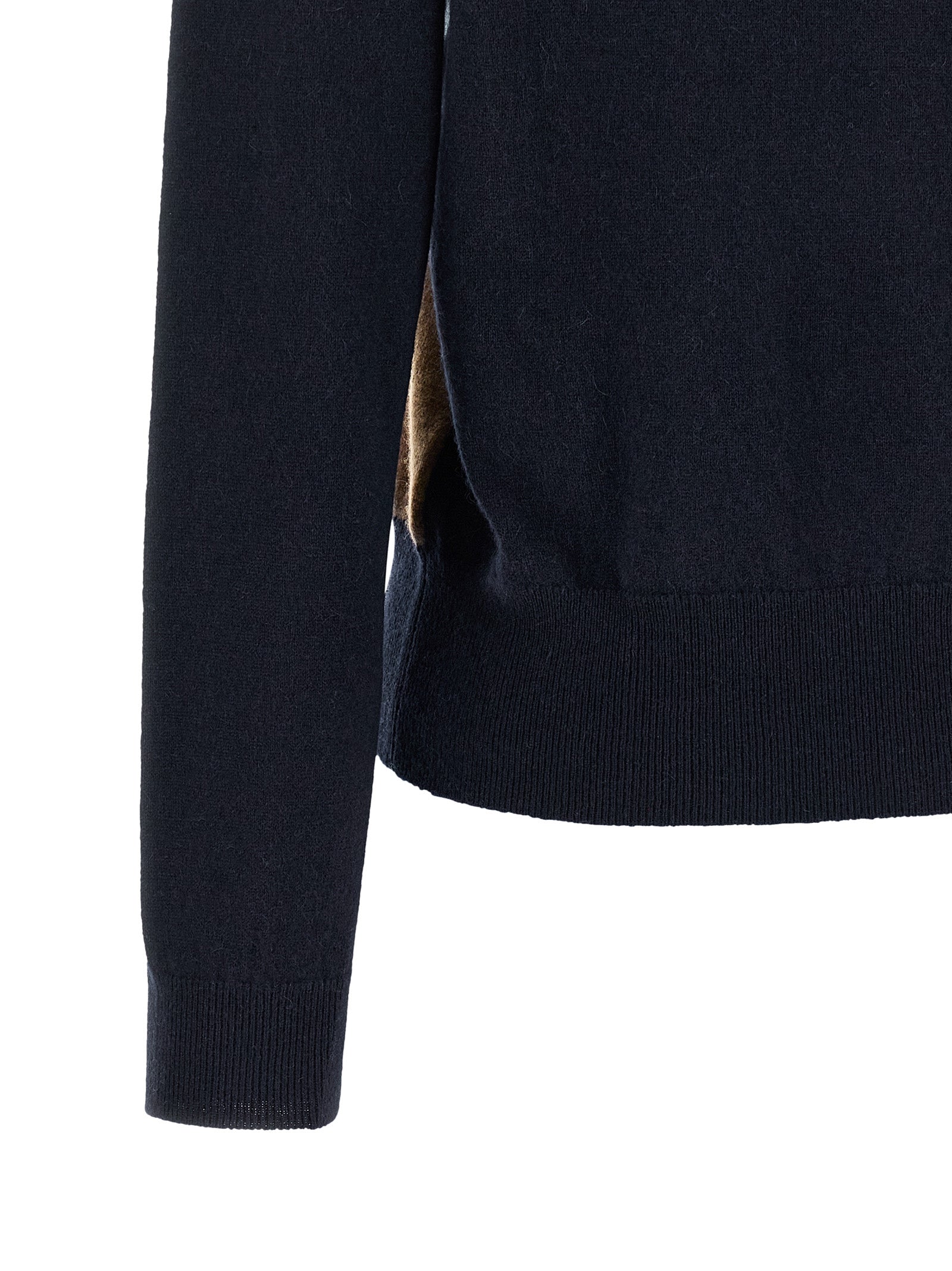 Ballantyne Blauer Kaschmir-Cardigan