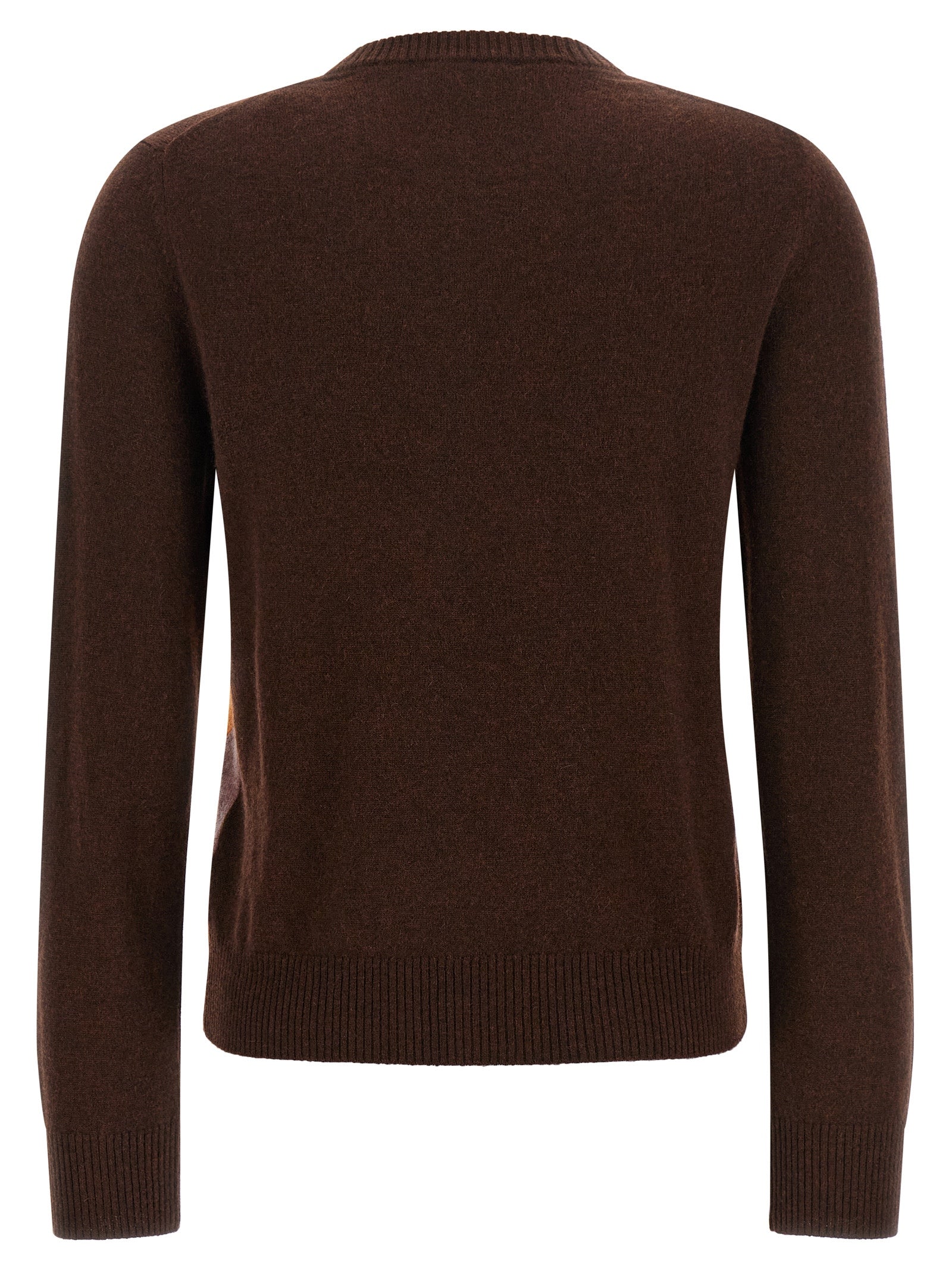 Ballantyne Brauner Kaschmir-Strickjacke