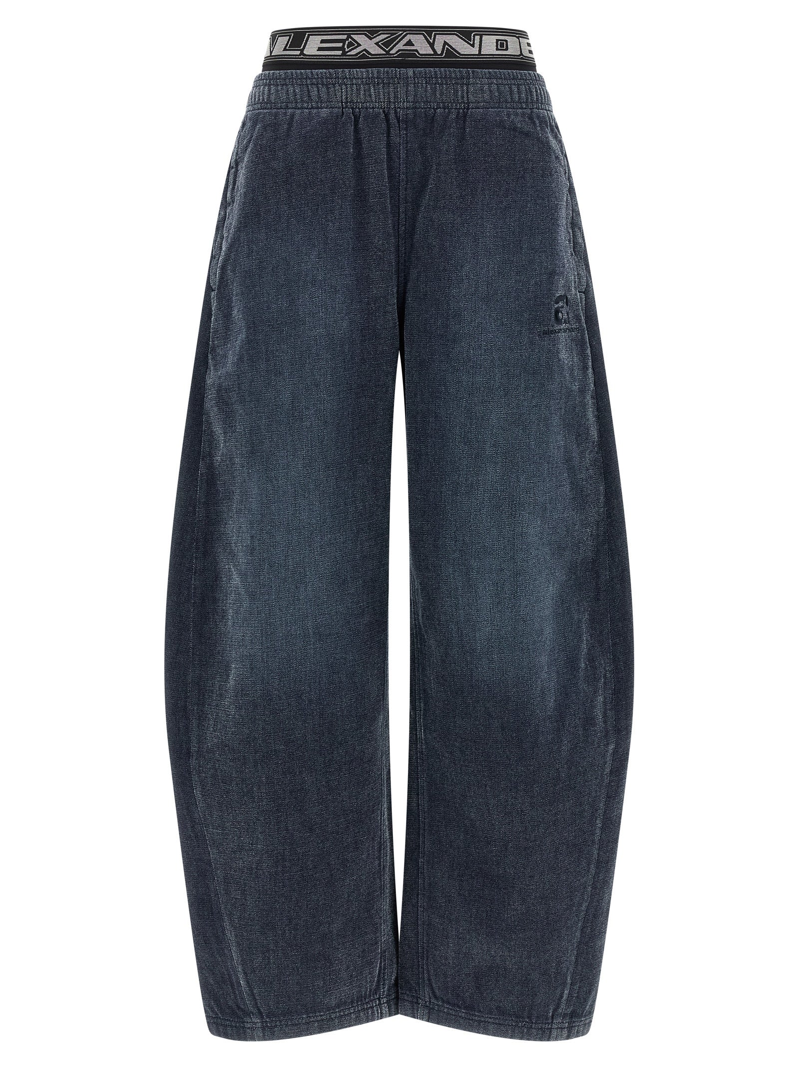 Alexander Wang Schwarze Baumwoll-Freizeithose