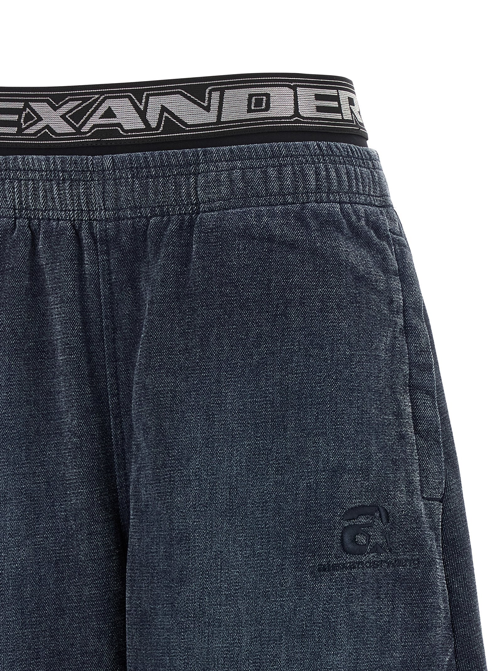 Alexander Wang Schwarze Baumwoll-Freizeithose