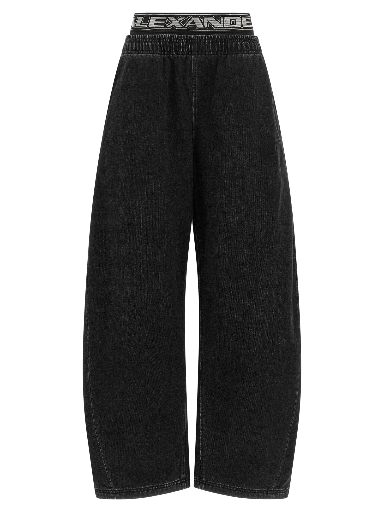 Alexander Wang Schwarze Baumwolljeans im Relaxed Fit