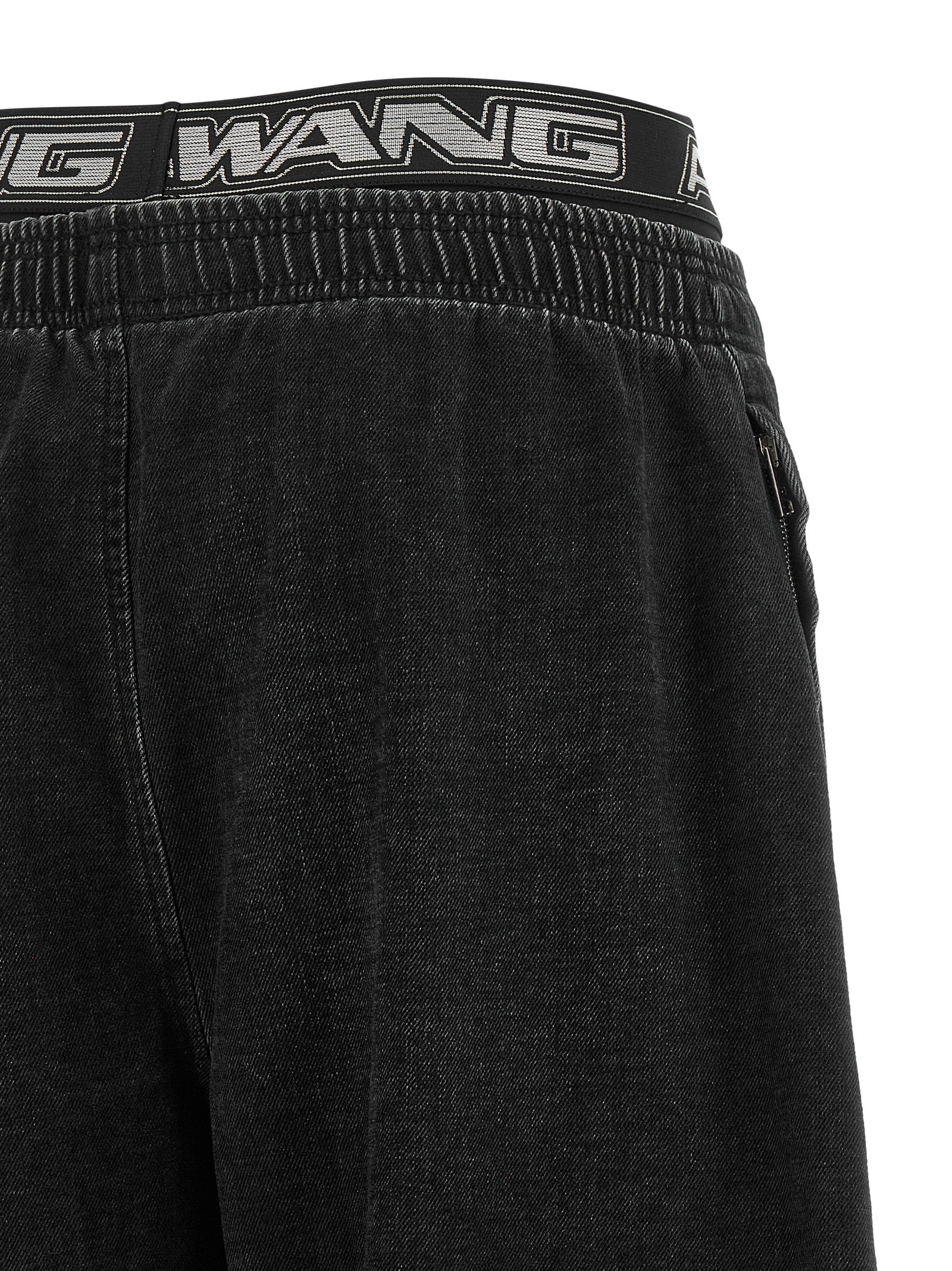 Alexander Wang Schwarze Baumwolljeans im Relaxed Fit