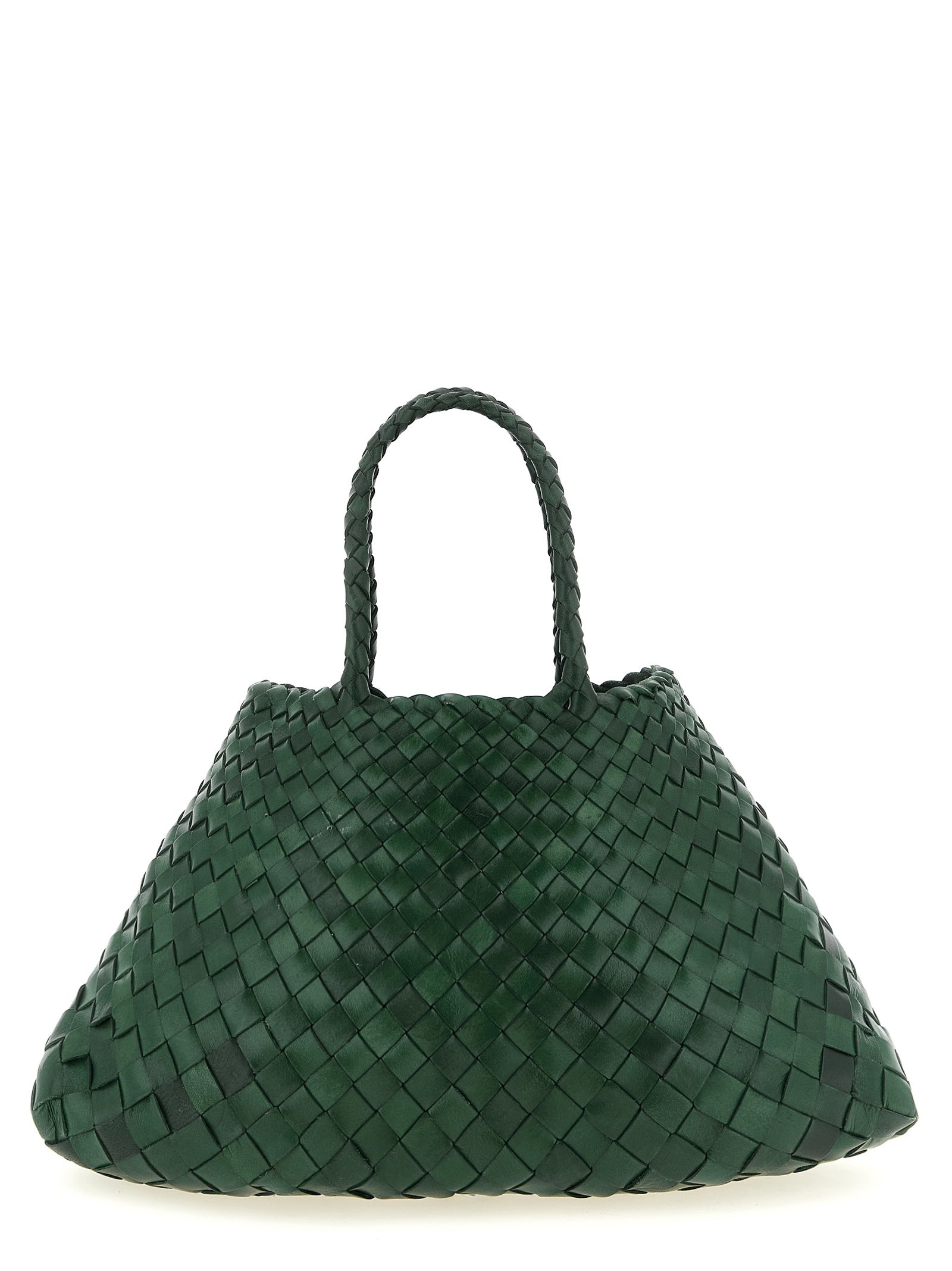 Dragon Diffusion Zweifarbige Kalbsleder-Handtasche