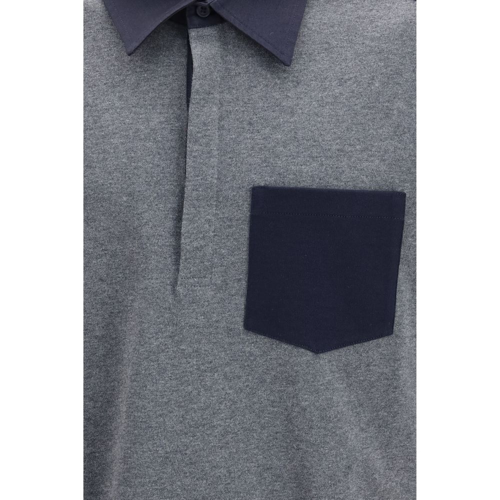 Thom Browne Graues Baumwoll-Sweatshirt