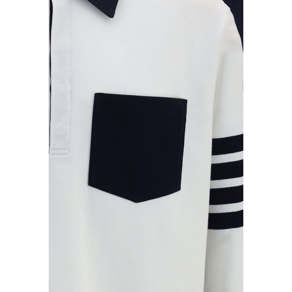 Thom Browne Mehrfarbiges Polohemd aus Baumwolle