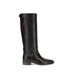 Prada Schwarze Ankle Boots aus Kalbsleder Bos Taurus