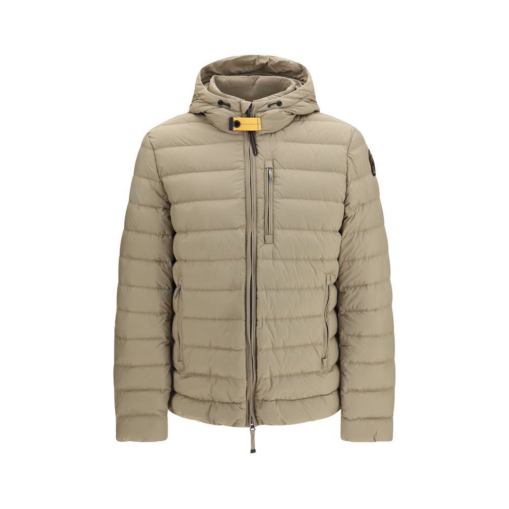 Parajumpers Zweifarbige Polyamid-Steppjacke in voller Länge