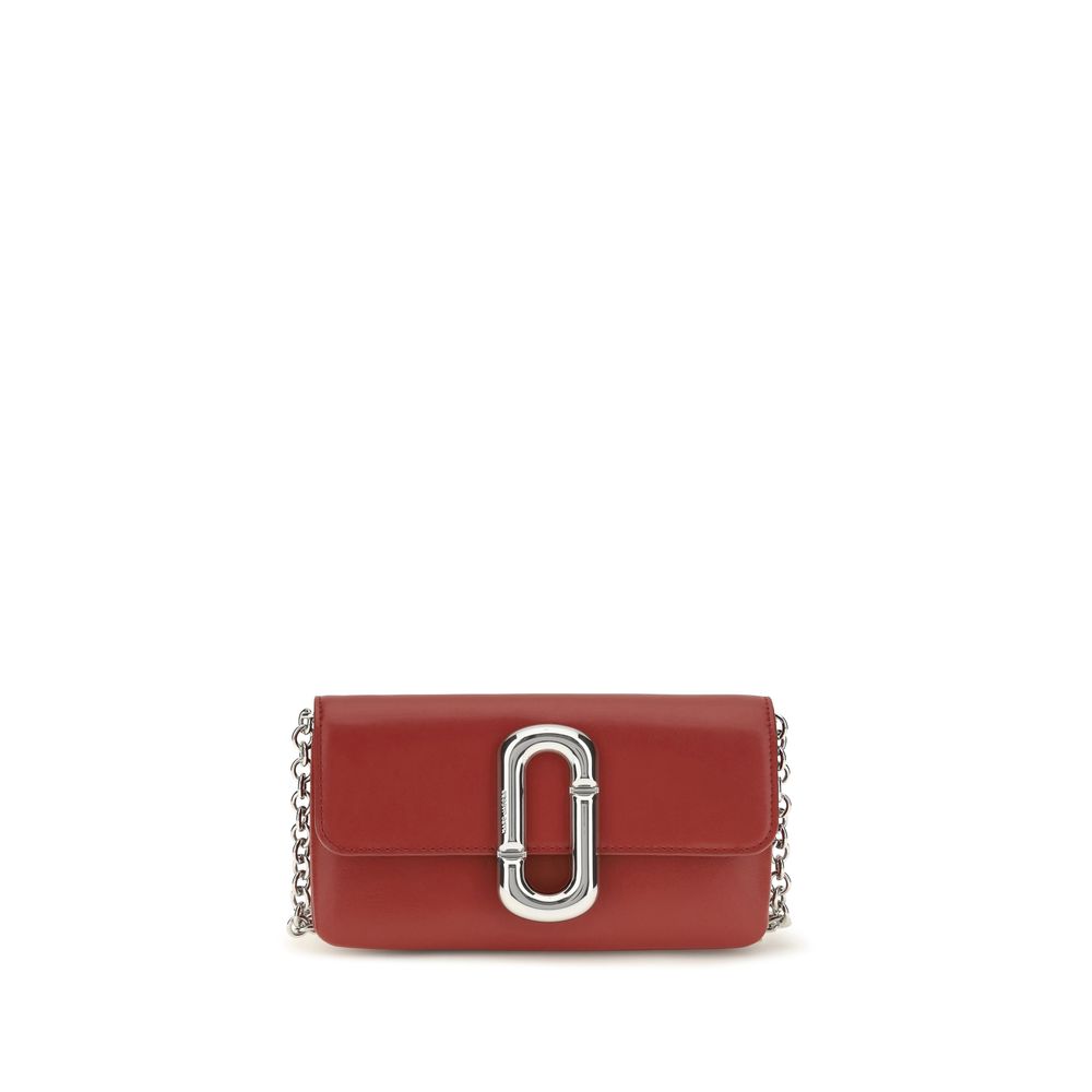 Marc Jacobs Schultertasche aus rotem Kalbsleder Bos Taurus