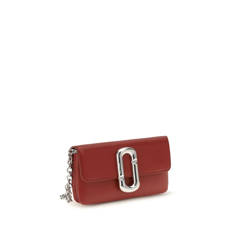 Marc Jacobs Schultertasche aus rotem Kalbsleder Bos Taurus