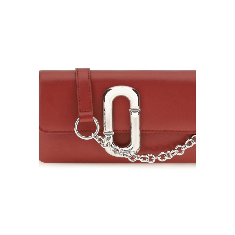 Marc Jacobs Schultertasche aus rotem Kalbsleder Bos Taurus