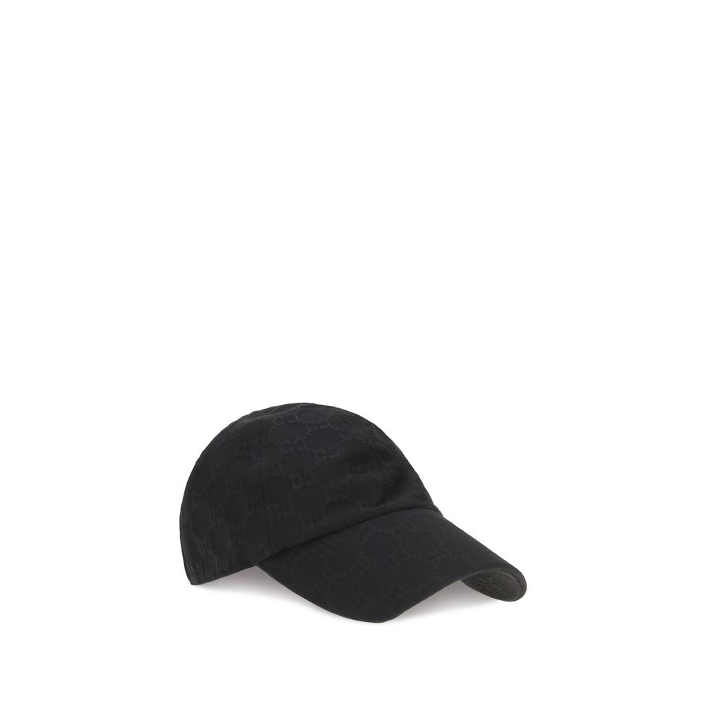 Gucci Schwarze Baumwollkappe (Baseball Cap)