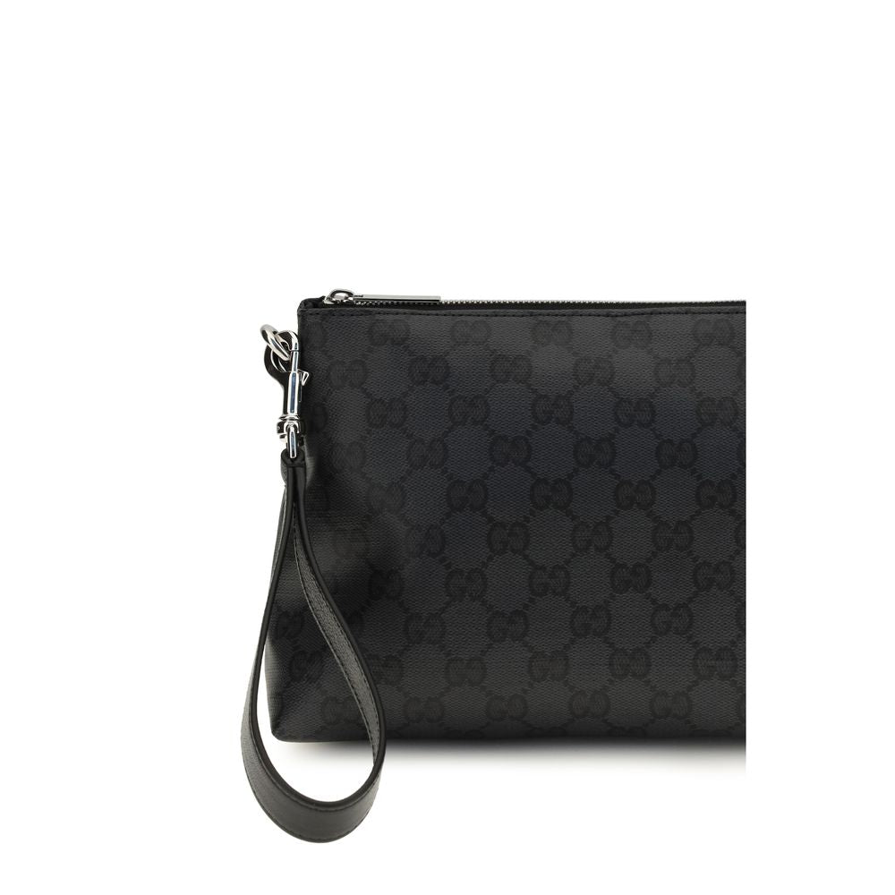 Gucci Schwarze Stoffhandtasche