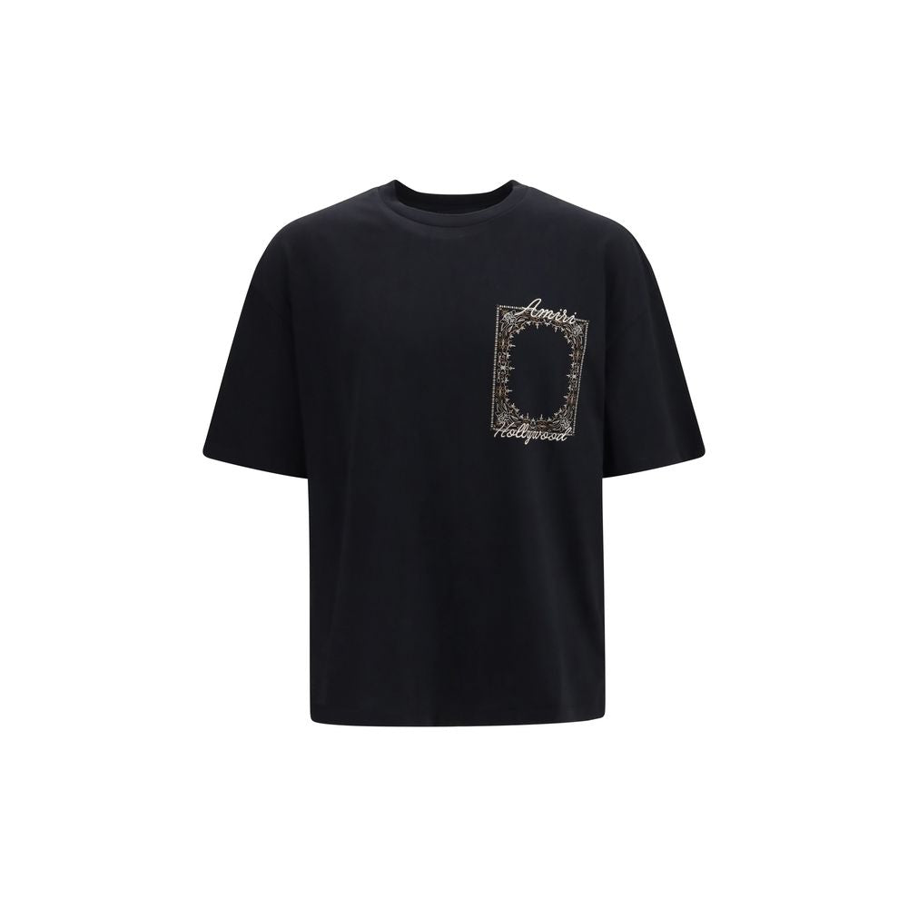 Amiri Schwarzes Baumwoll-T-Shirt