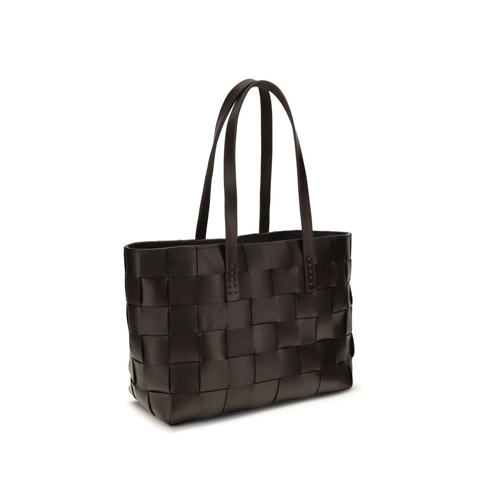 Dragon Diffusion Braune Kalbsleder Bos Taurus Handtasche