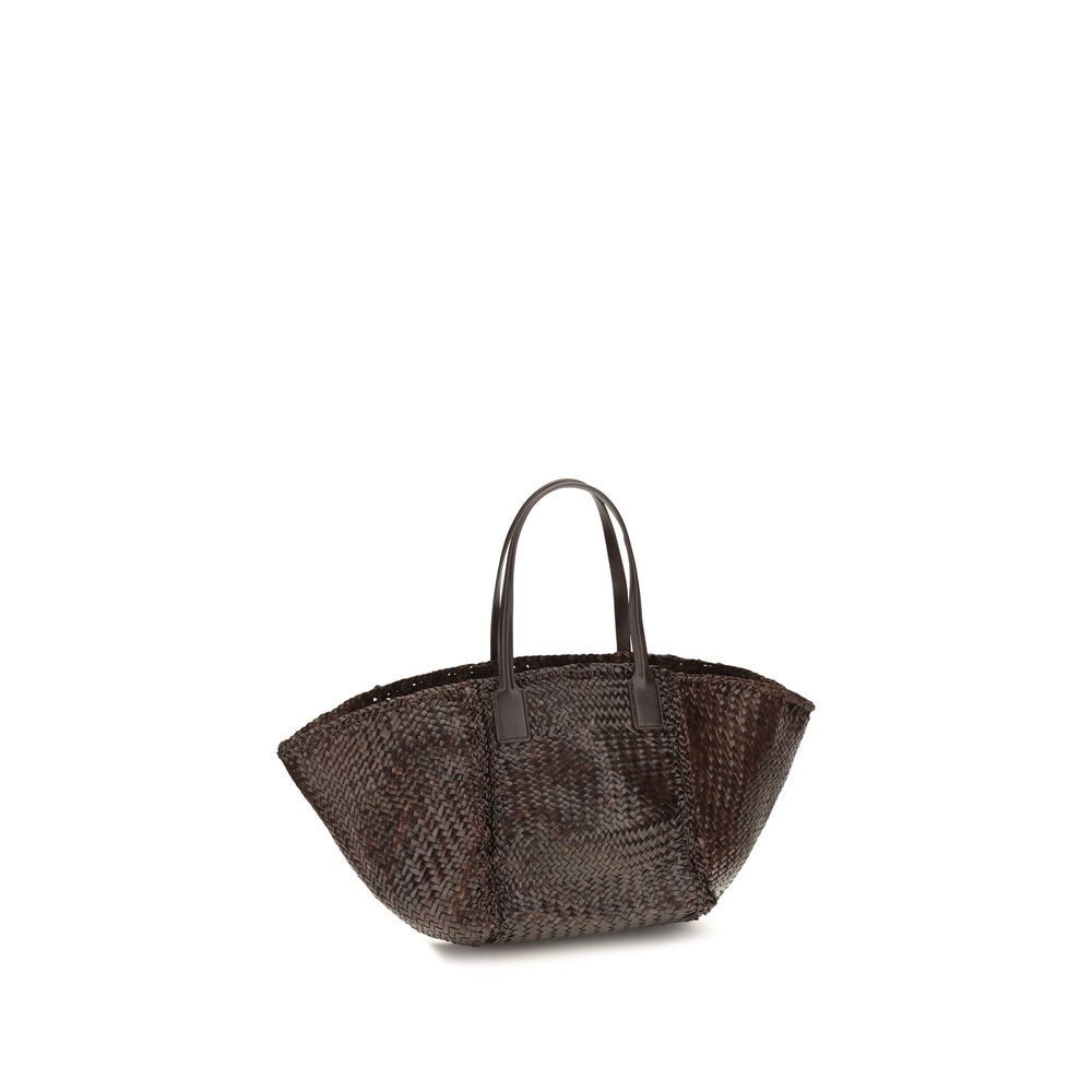 Dragon Diffusion Braune Kalbsleder Bos Taurus Handtasche