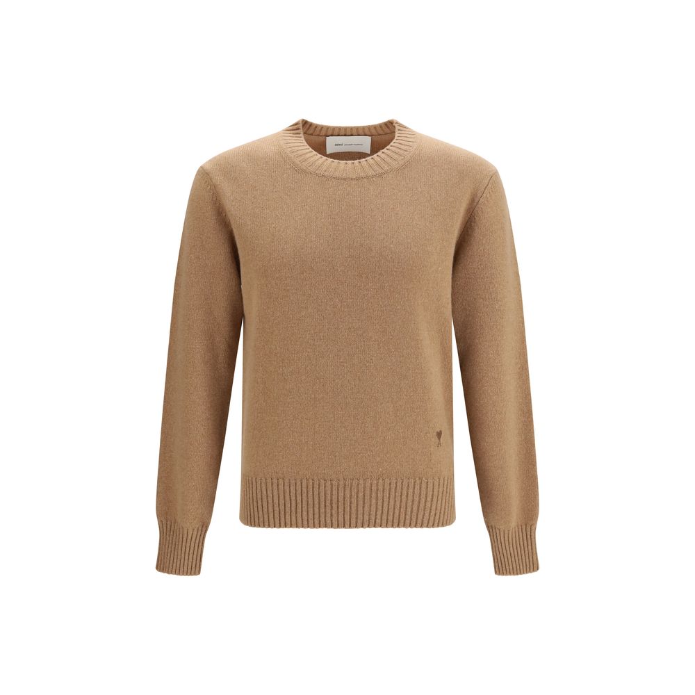 Ami Paris Brauner Kaschmir-Pullover