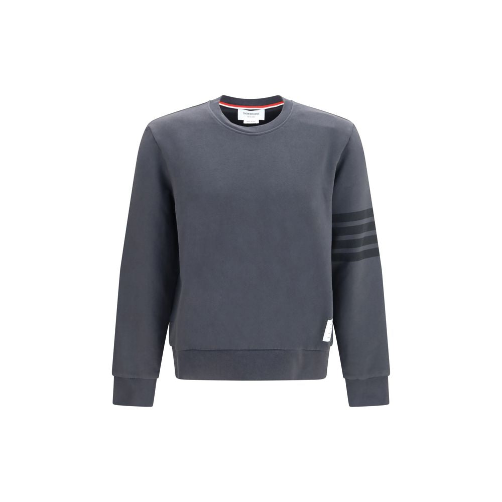 Thom Browne Grauer Baumwollpullover