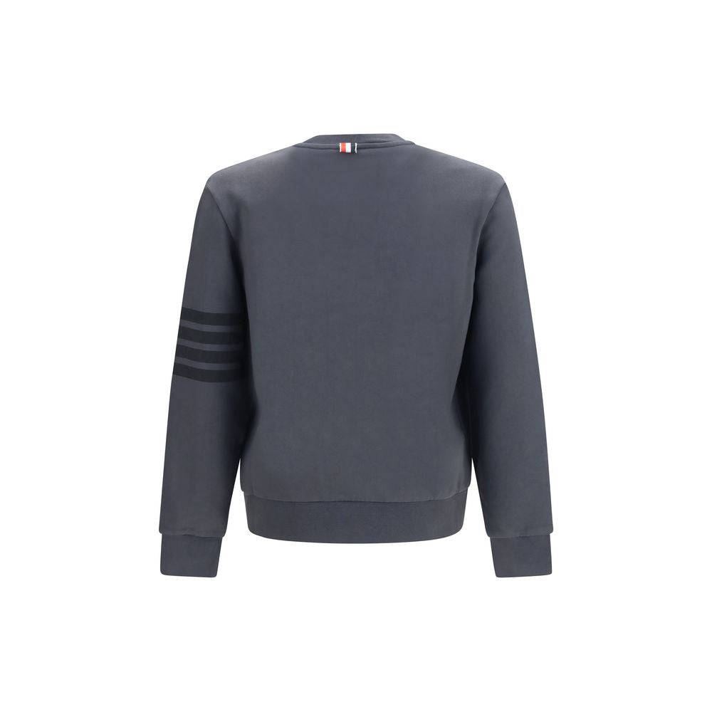 Thom Browne Grauer Baumwollpullover