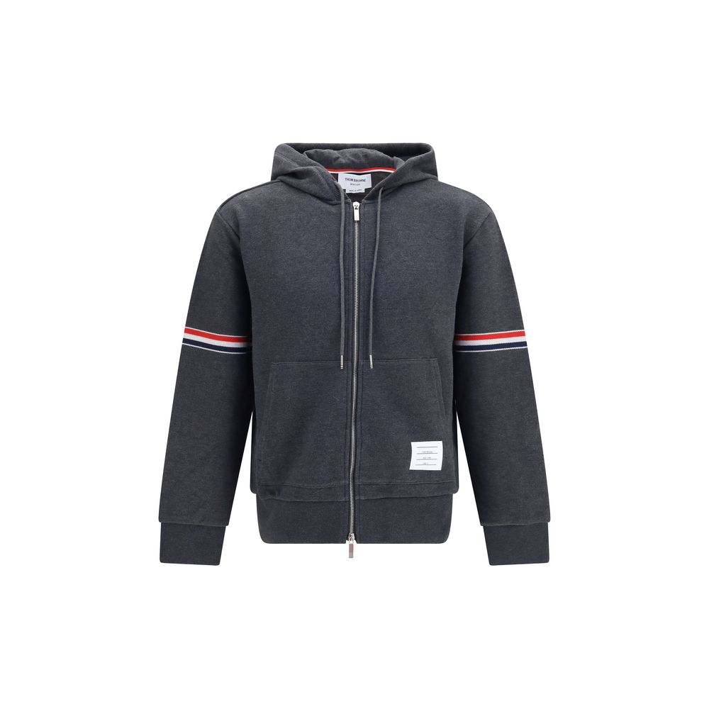 Thom Browne Grauer Baumwollpullover