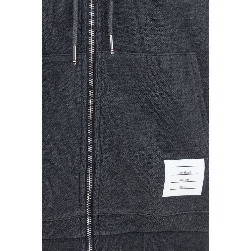 Thom Browne Grauer Baumwollpullover