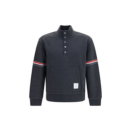 Thom Browne Grauer Baumwollpullover