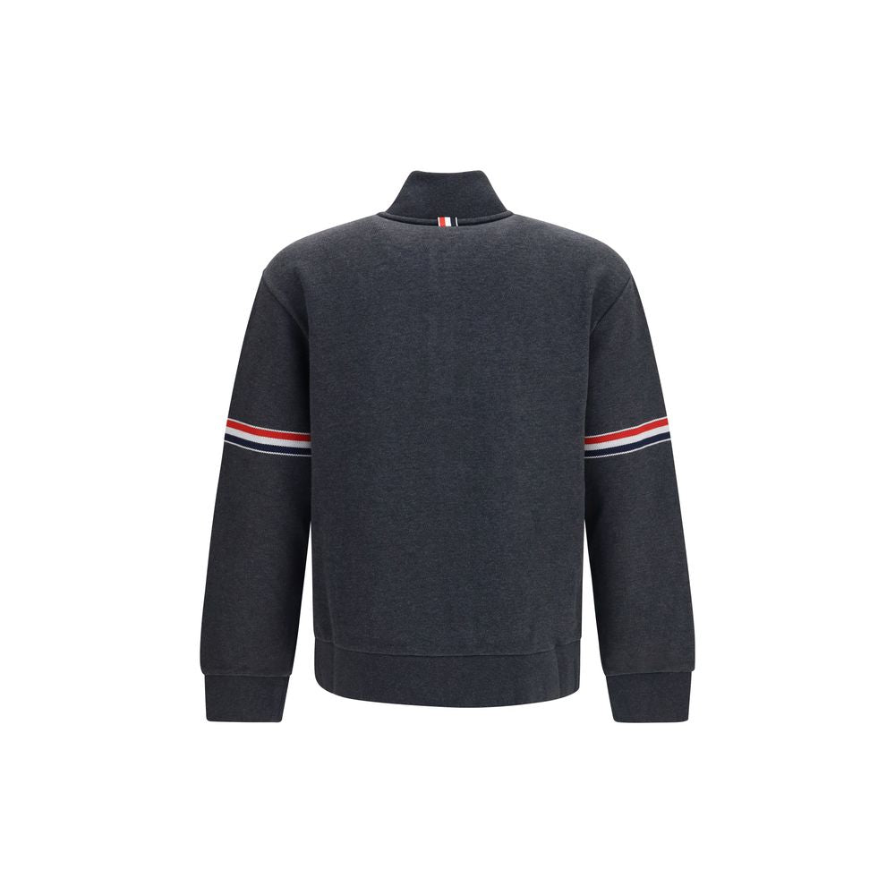 Thom Browne Grauer Baumwollpullover
