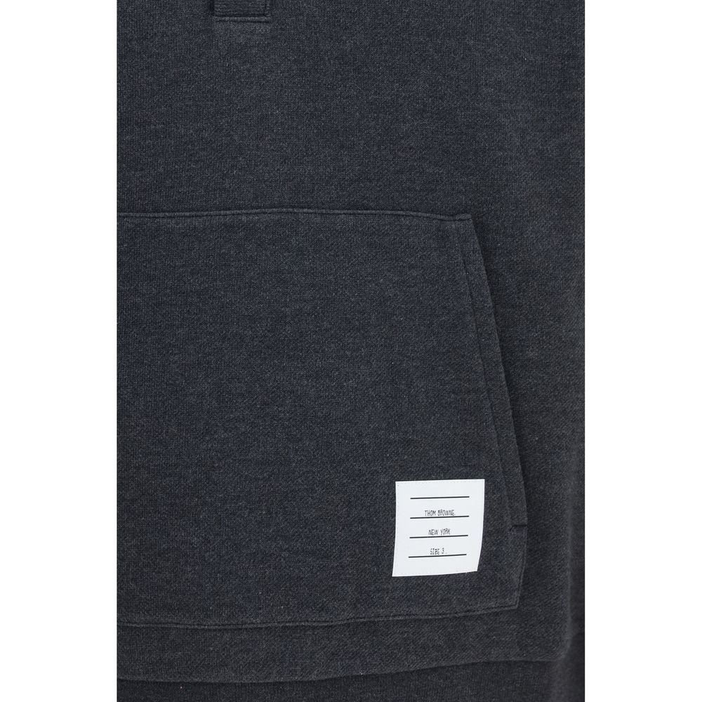 Thom Browne Grauer Baumwollpullover