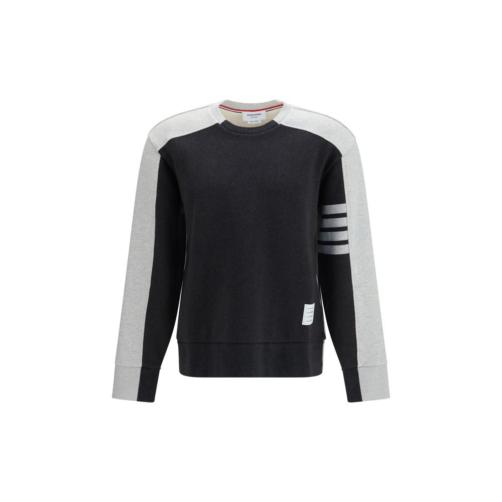 Thom Browne Grauer Baumwollpullover