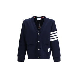 Thom Browne Blauer Baumwollcardigan