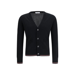 Thom Browne Strickjacke aus schwarzer Wolle Oves Aries