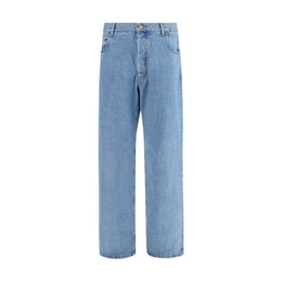 Thom Browne Blaue Baumwolljeans im Relaxed Fit