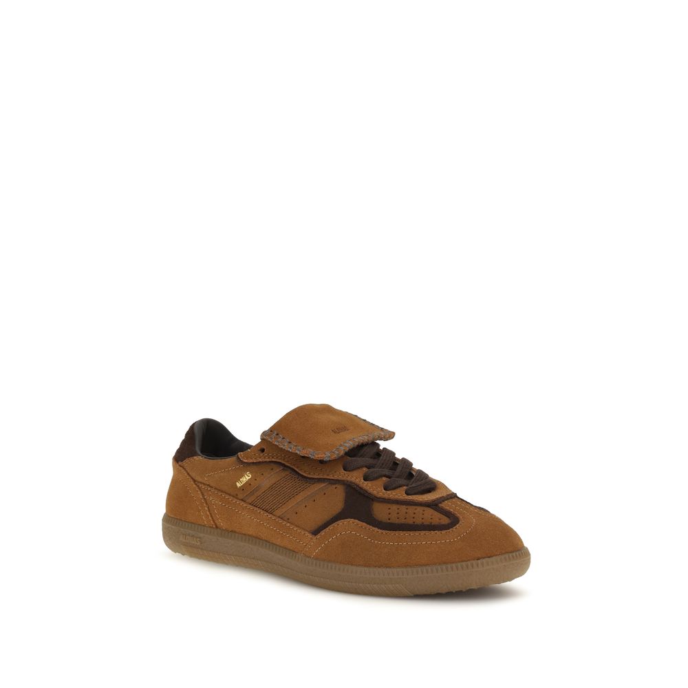 Alohas Braune Wildleder-Sneaker mit niedrigem Schaft