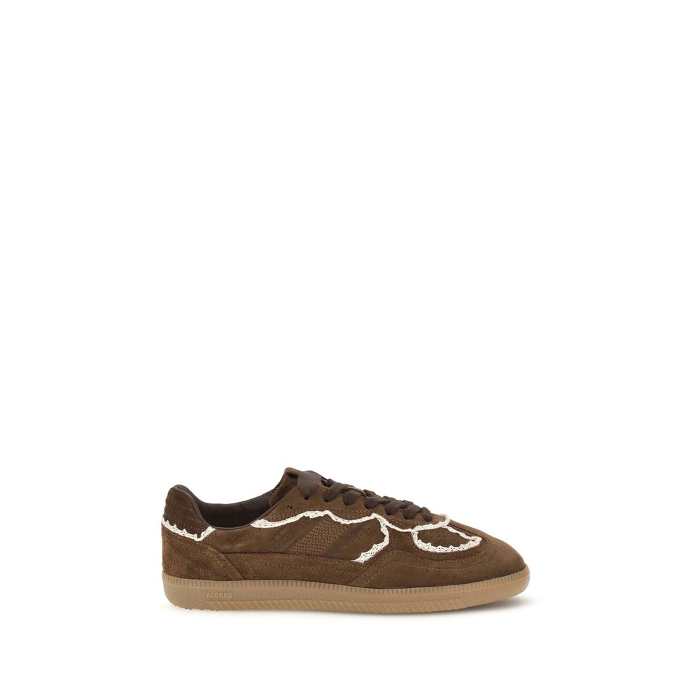 Alohas Braune Wildleder-Sneaker mit niedrigem Schaft