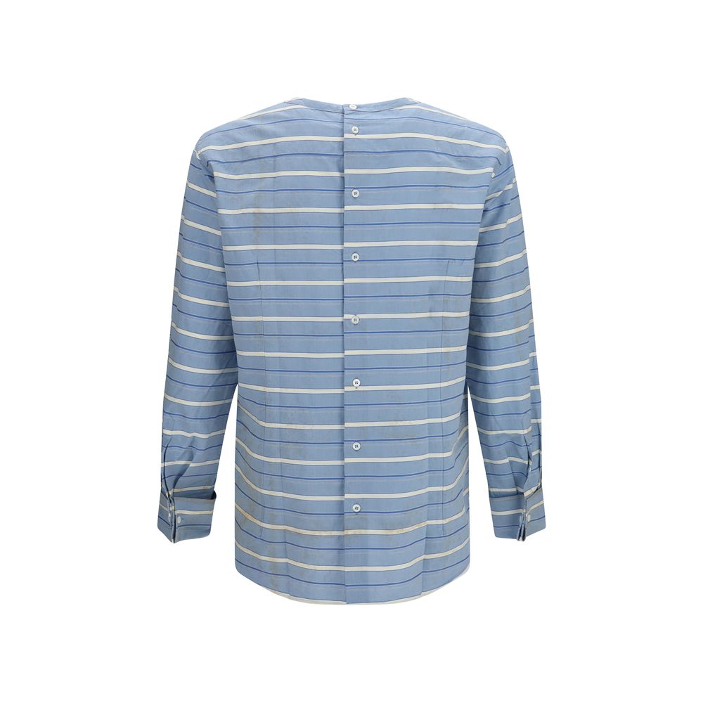 Prada Blaues Baumwollhemd