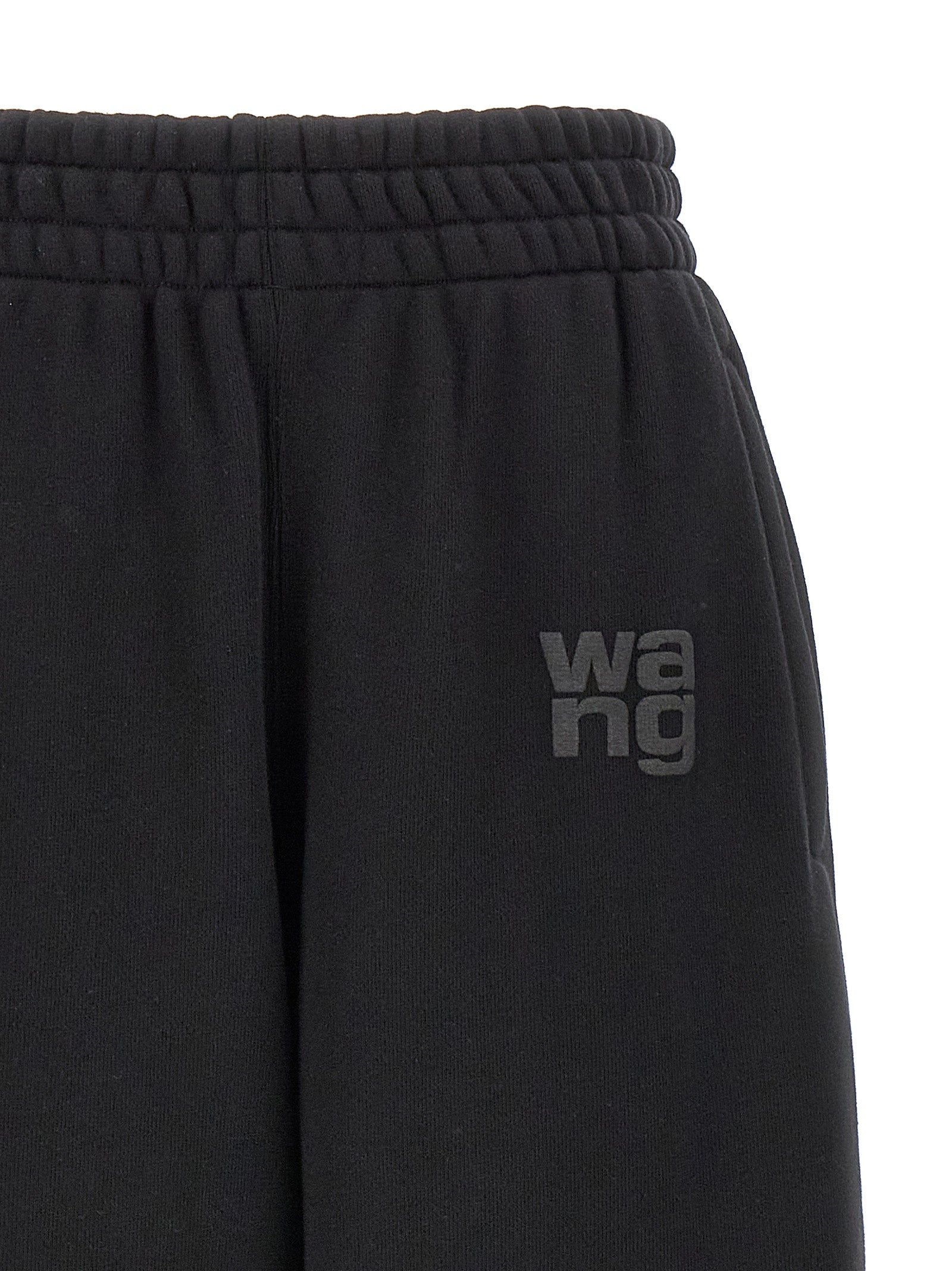 T BY ALEXANDER WANG Schwarze Baumwoll-Jogginghose (Trainingshose)