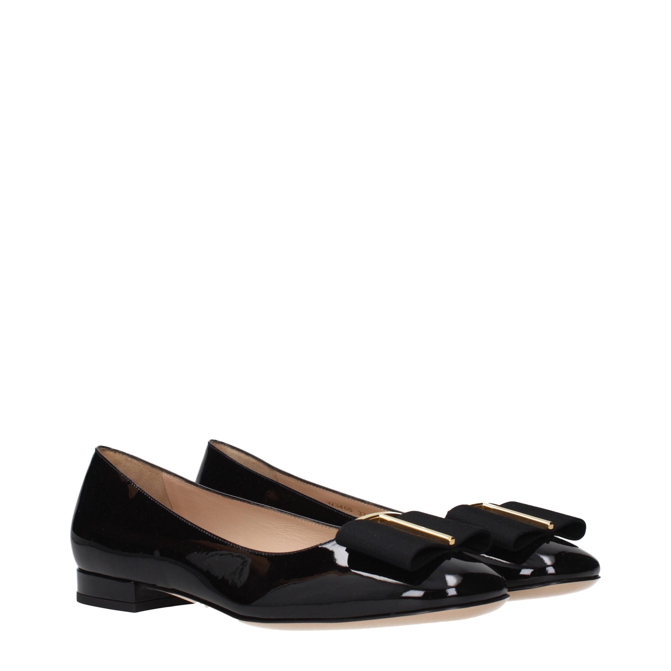 Tom Ford Schwarze Ballerinas aus Leder